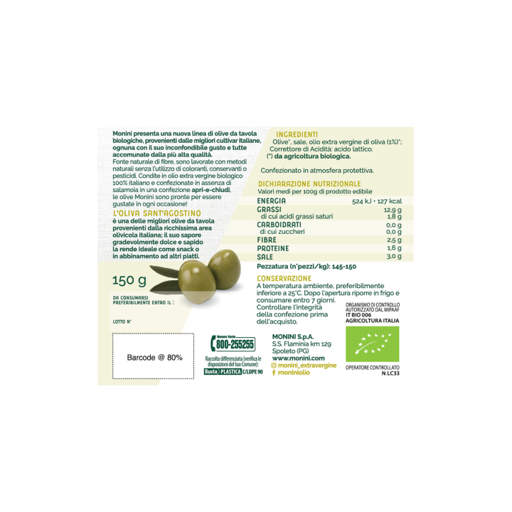 Oliva Sant’Agostino 150g