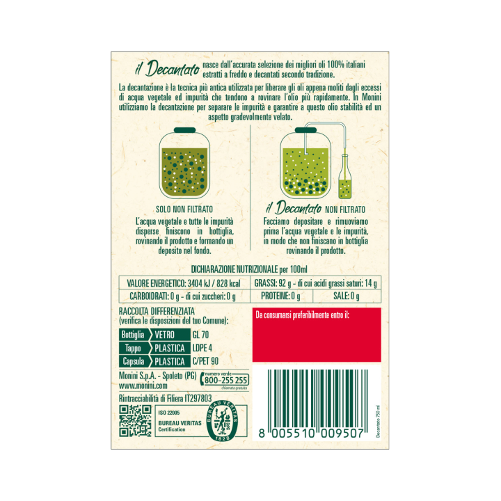 Decantato 100% Italiano 750ml
